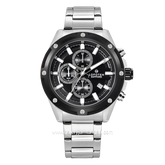 LOFOTEN F-6532MC Silver Dial Black Stainless Steel